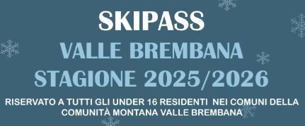 Immagine che raffigura Skipass “Giovani Valle Brembana 0-16” - Stagione Invernale 2025/2026